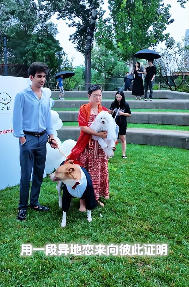 豪车法拉利接亲外国小伙乐坏了开元棋牌富婆给狗办婚礼送豪宅(图2)